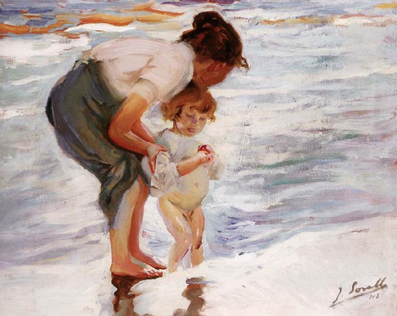 Joaquin Sorolla Y Bastida On the Beach oil painting picture